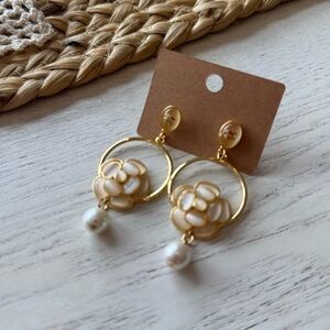 FASHION CAMELLIA FLOWER EARRINGS